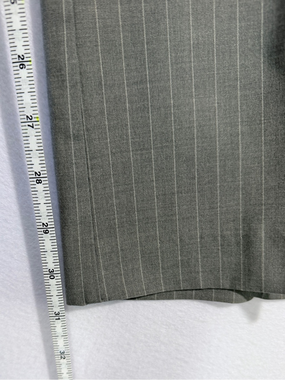New York & Company Classic Pinstripe Work Pants - Gray - Picture 6 of 7